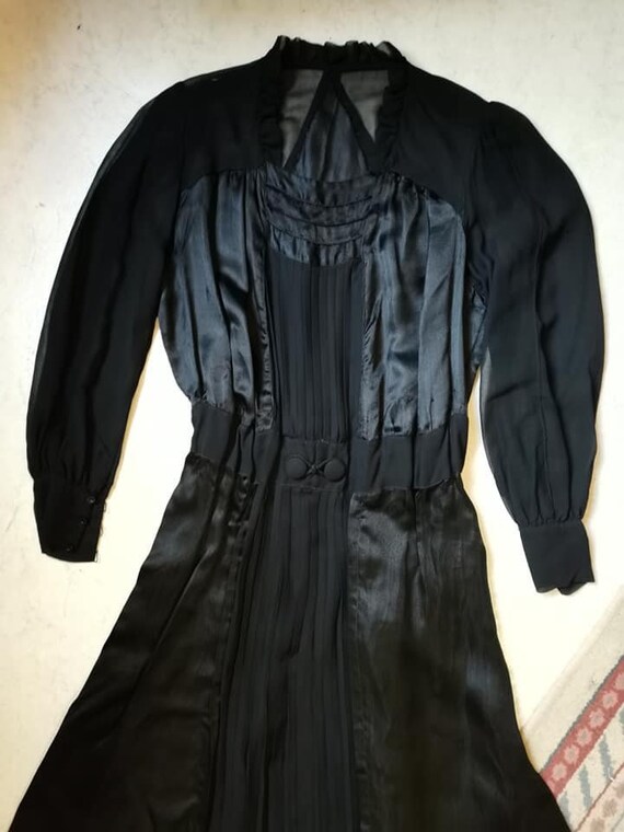 Vintage 1930S silk dress XS S
