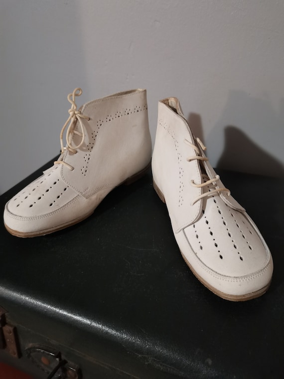 Vintage 1950s baby child shoes dead stock - image 1