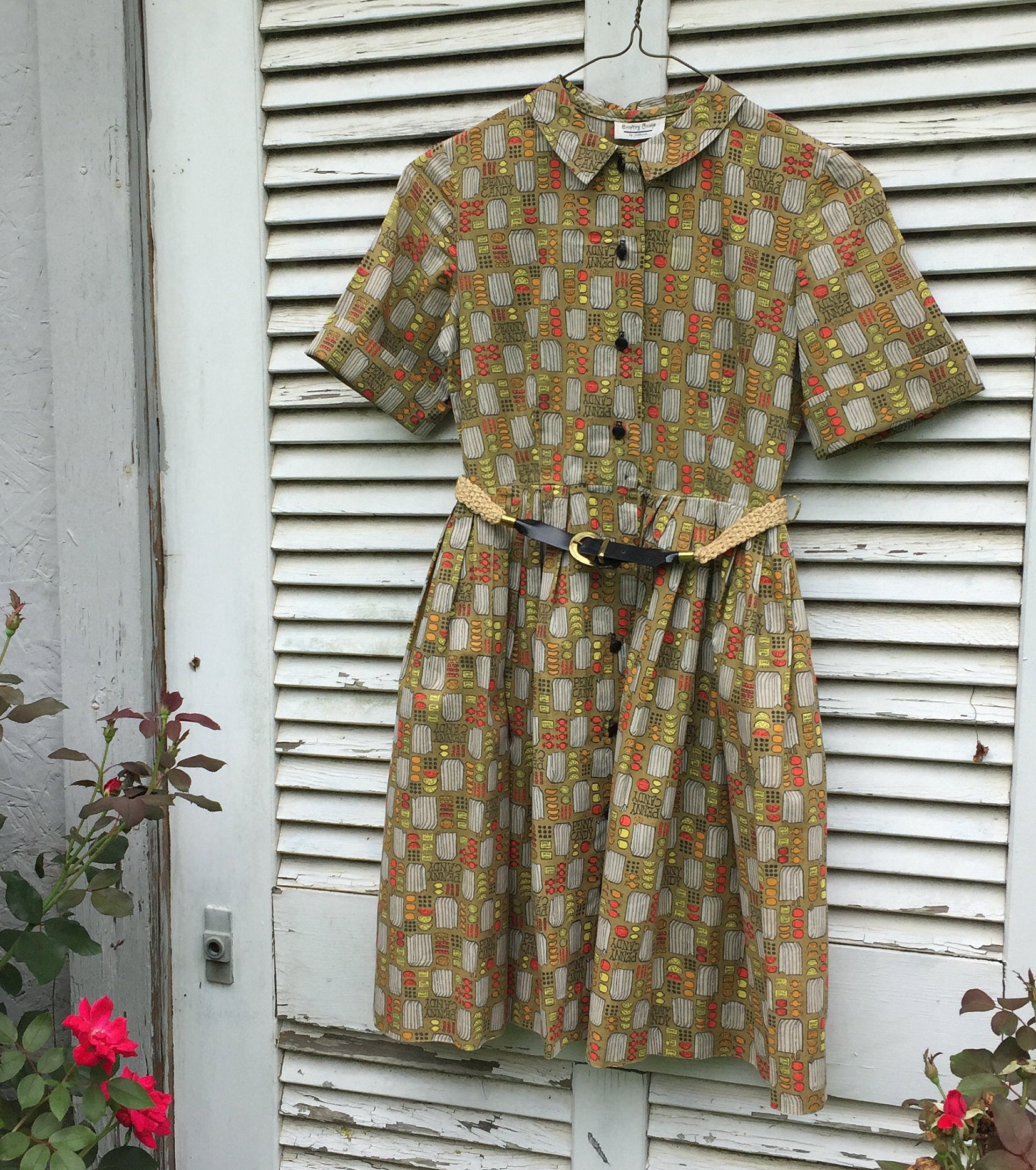 Country Cousins Penny Candy Girl's Shirtwaist Dress - Etsy