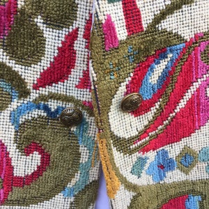 Paisley Green Tapestry Vest