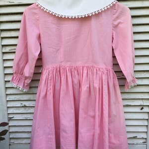 Girls Pink Gingham Dress - Etsy