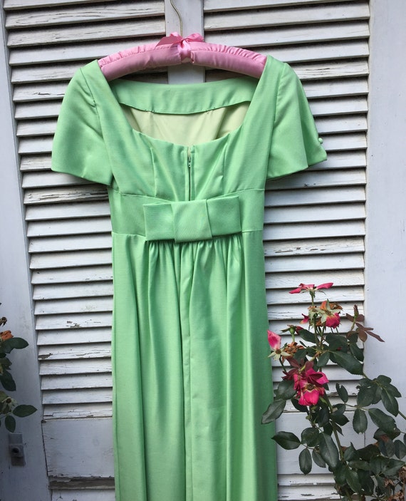 Lorrie Deb Petite Mint Green 60s Bridesmaid or Pr… - image 5