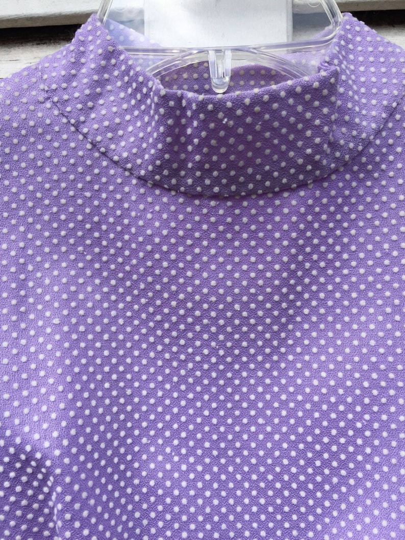 Young Teen's Sweet Granny Dress Purple Dotted Swiss - Etsy
