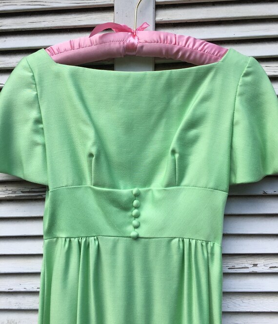 Lorrie Deb Petite Mint Green 60s Bridesmaid or Pr… - image 3