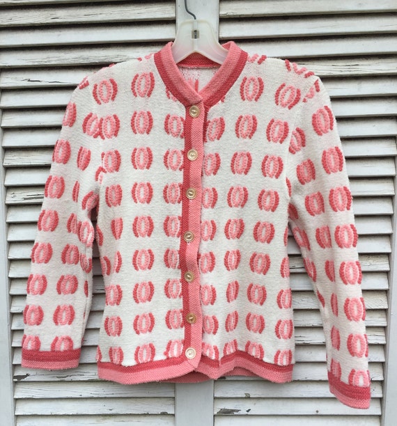 ladies coral cardigan