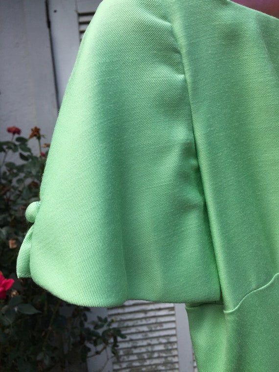 Lorrie Deb Petite Mint Green 60s Bridesmaid or Pr… - image 7