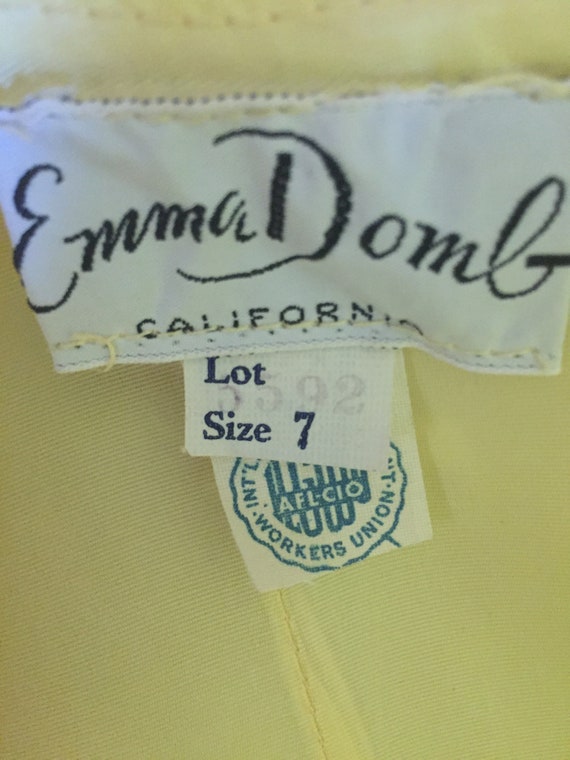 Emma Domb - Long Yellow Prom Bridesmaids Dress - image 9