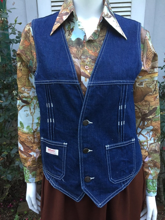 Gilley's Denim Vest - image 8