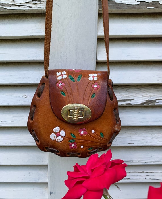 Cassia Floral Embroidered Boston Bag, Vegan Leather Embellished