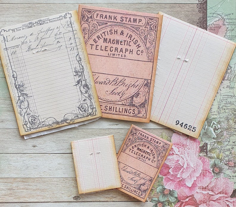 Printable Fabric Sample Cards, Junk Journal Ephemera image 3