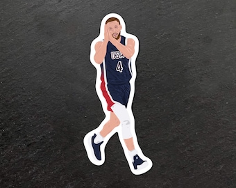 Stephen Curry Night Night Nuit Nuit United States Golden State Warriors Basketball Sticker