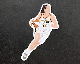 Caitlin Clark Indiana Fever Point Goddess WNBA Basketball Sticker (Vinyl, Durable, Weather Resistant)