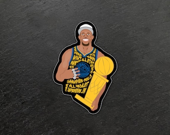 Andre Iguodala NBA Champion Golden State Warriors Sticker Vinyl, Durable, Weather Resistant