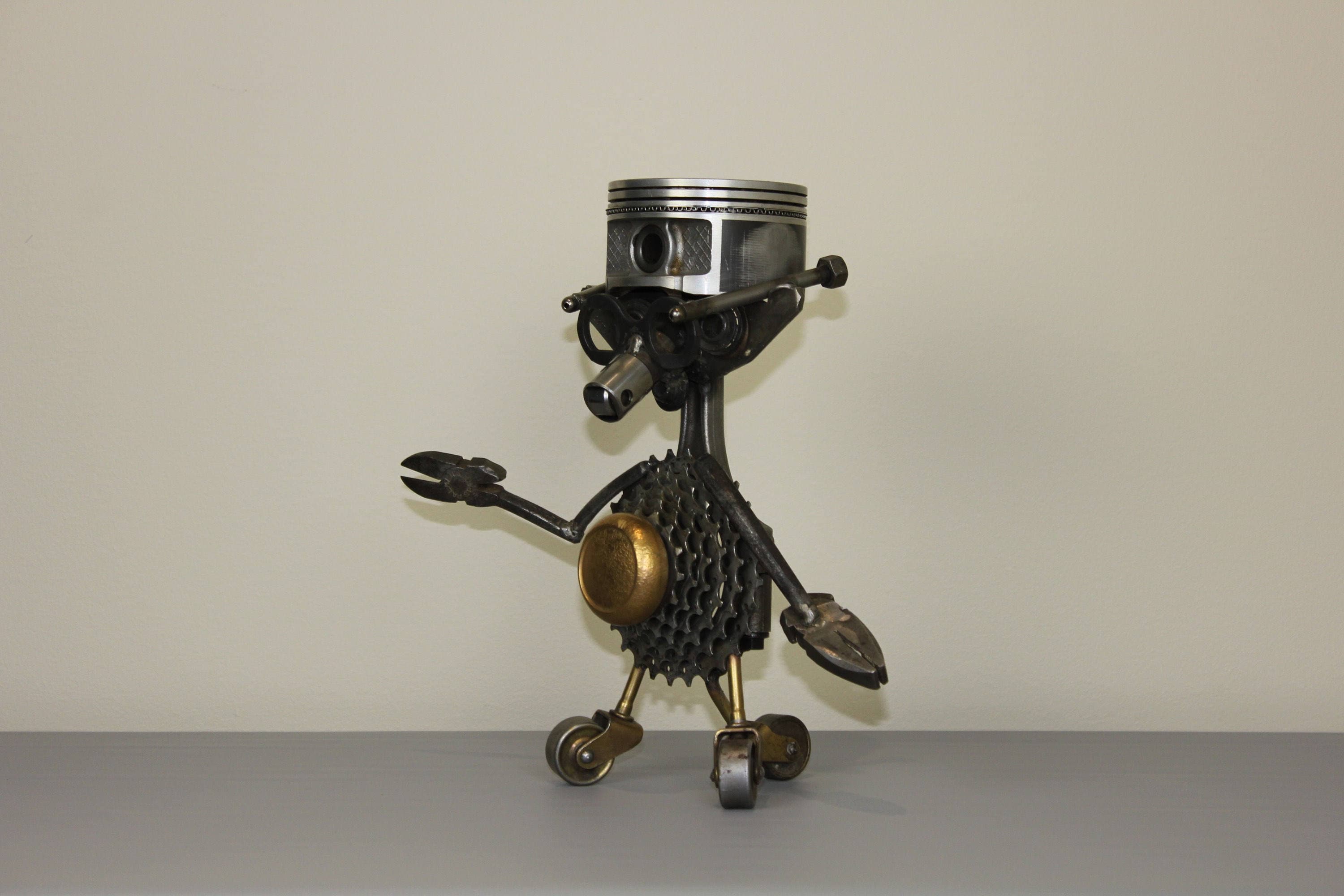 Metal art piston Etsy