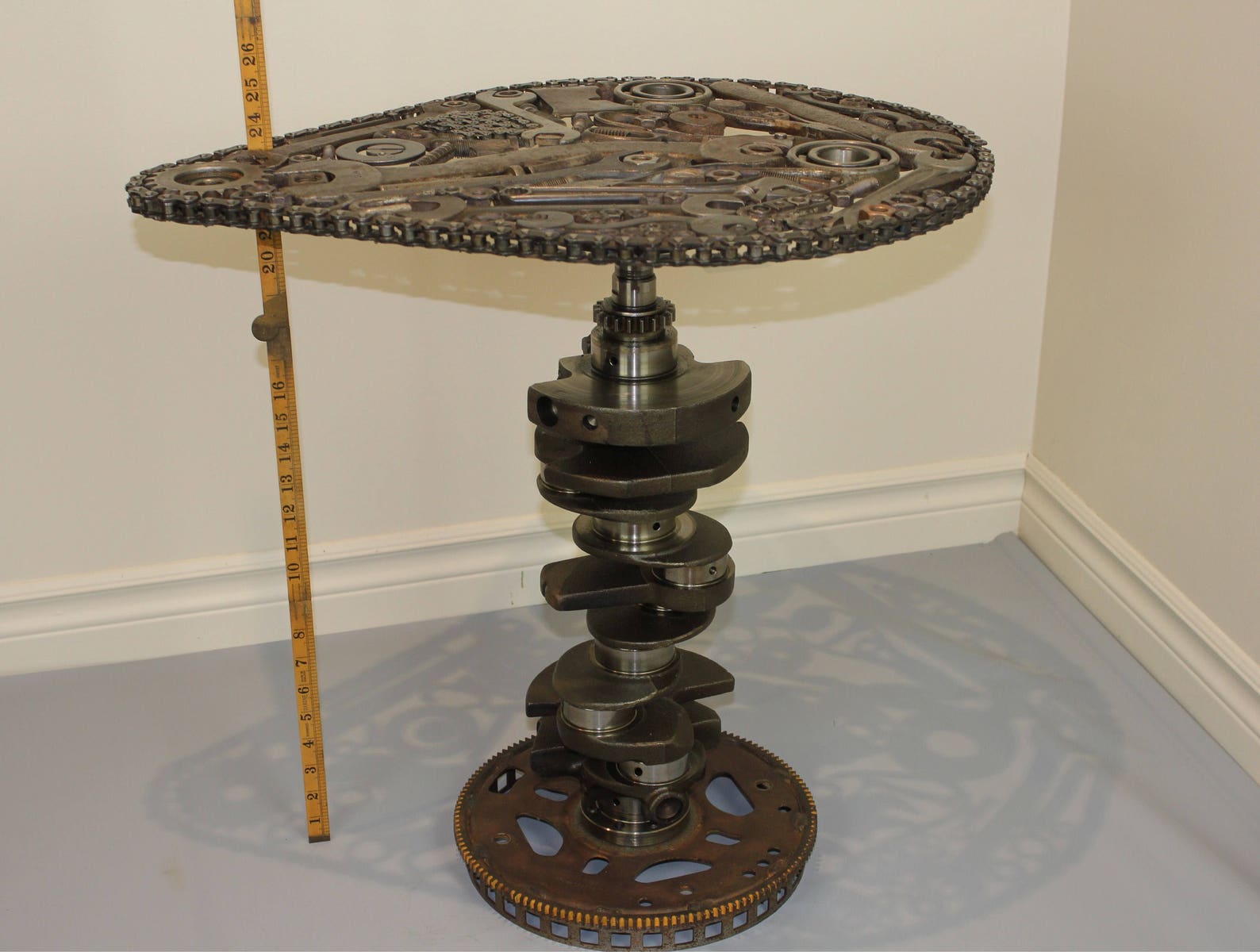 Metal art table Etsy