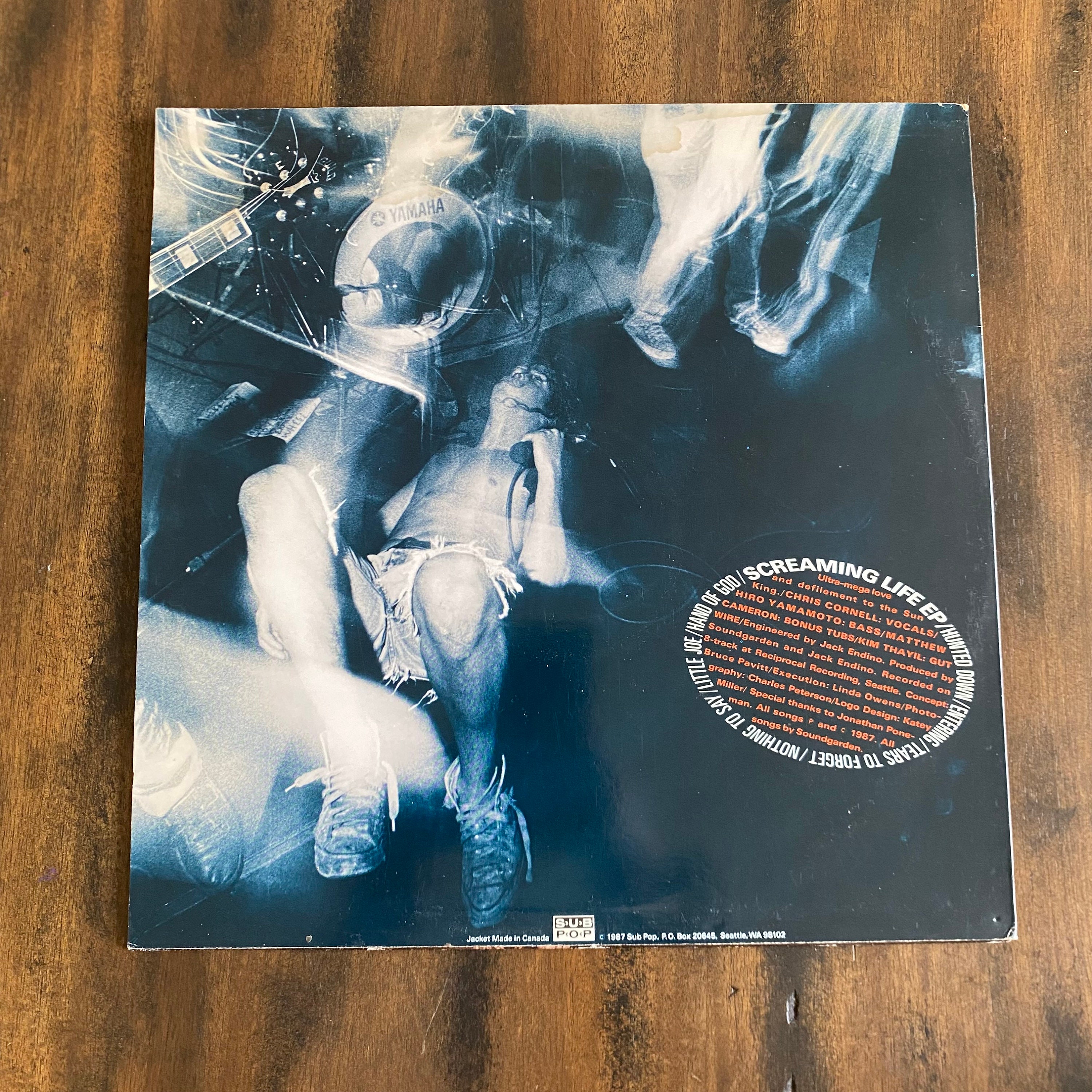 Soundgarden Screaming Life EP Etsy