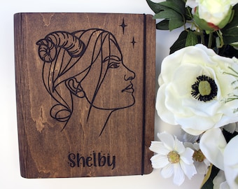 Custom Zodiac Sign Journal-Personalized Journal for Women-Hardcover Spiral Notebook-Refillable Journal Blank Pages-Book of Shadows