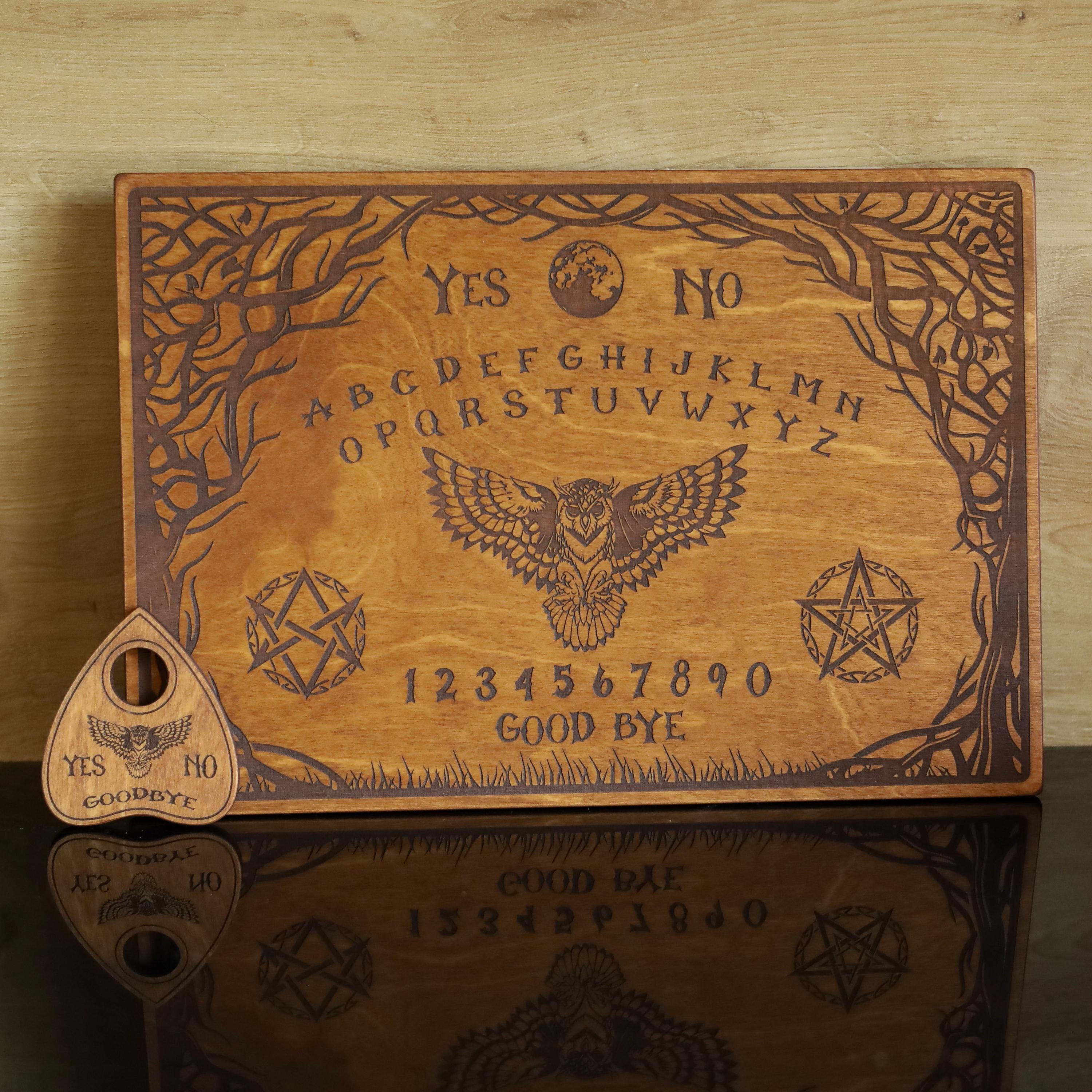 Tavola Ouija Classica Con Planchette E Istruzioni – Gioco Spiritico Da Tavolo Formato A4 (30x21 Cm) Per Halloween E Serate Mistero - 6