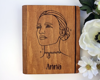 Personalized Journal for Women-Custom Zodiac Sign Journal-Hardcover Spiral Notebook-Refillable Journal Blank Pages-Book of Shadows