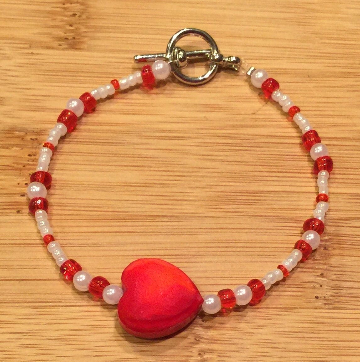 Beaded Bracelet Valentine's Day Gifts Beaded Bracelets Etsy