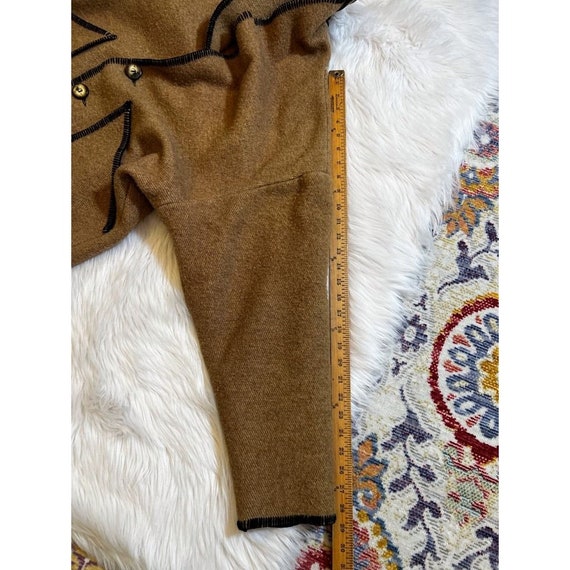 Vintage Womens Western Coat Jacket Med Brown Pock… - image 7
