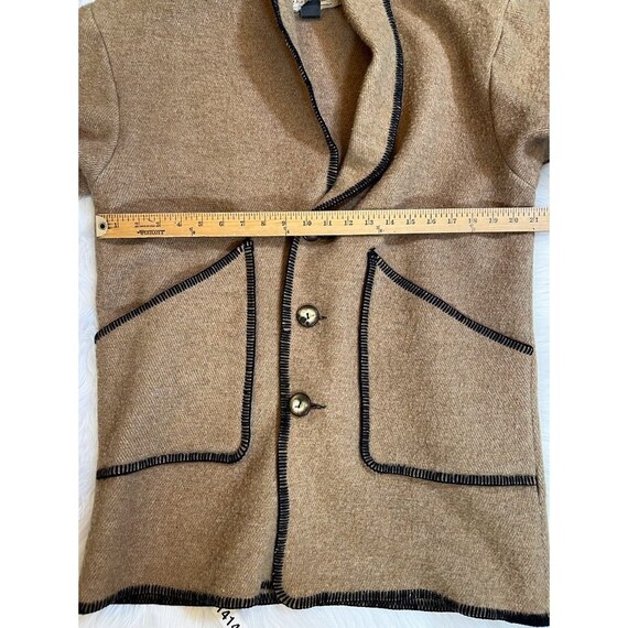 Vintage Womens Western Coat Jacket Med Brown Pock… - image 6