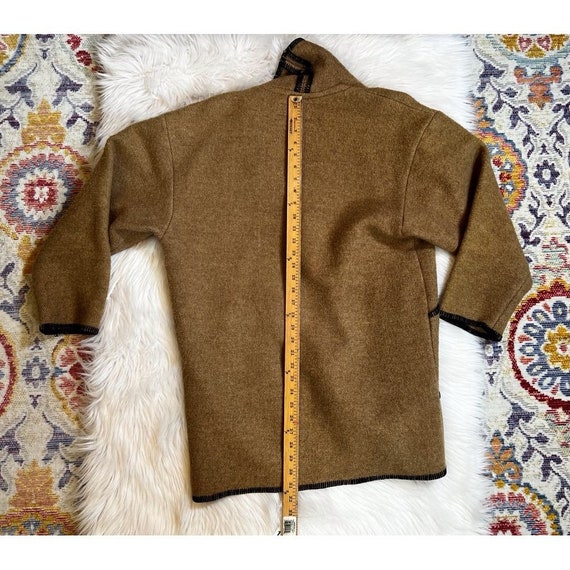 Vintage Womens Western Coat Jacket Med Brown Pock… - image 2