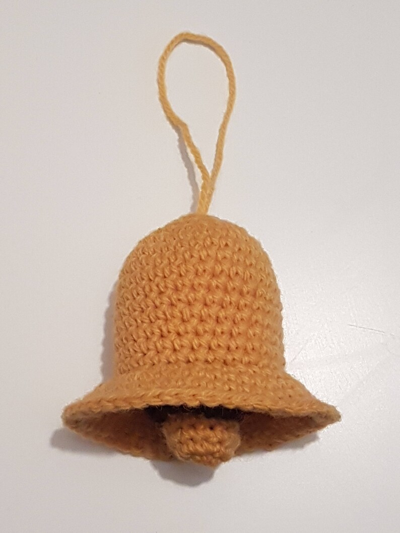 Crochet bell christmas tree decoration Etsy