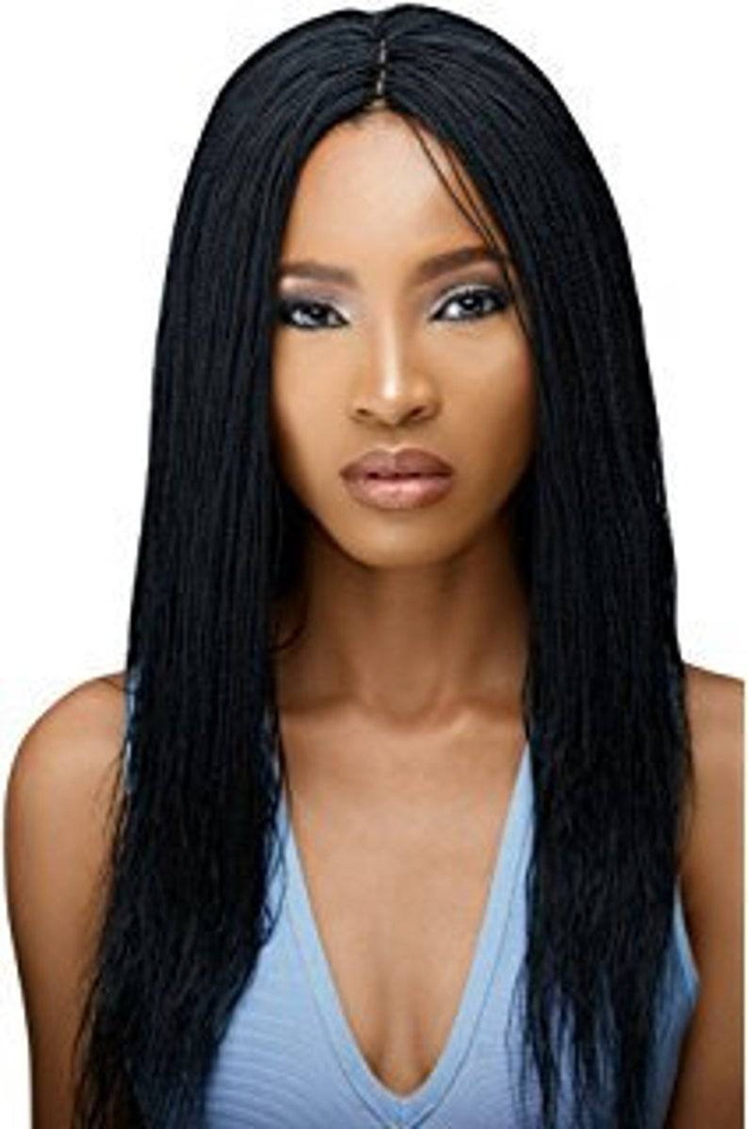 Ready to Ship handtied Lace Closure Braided Wigglueless Wig Etsy