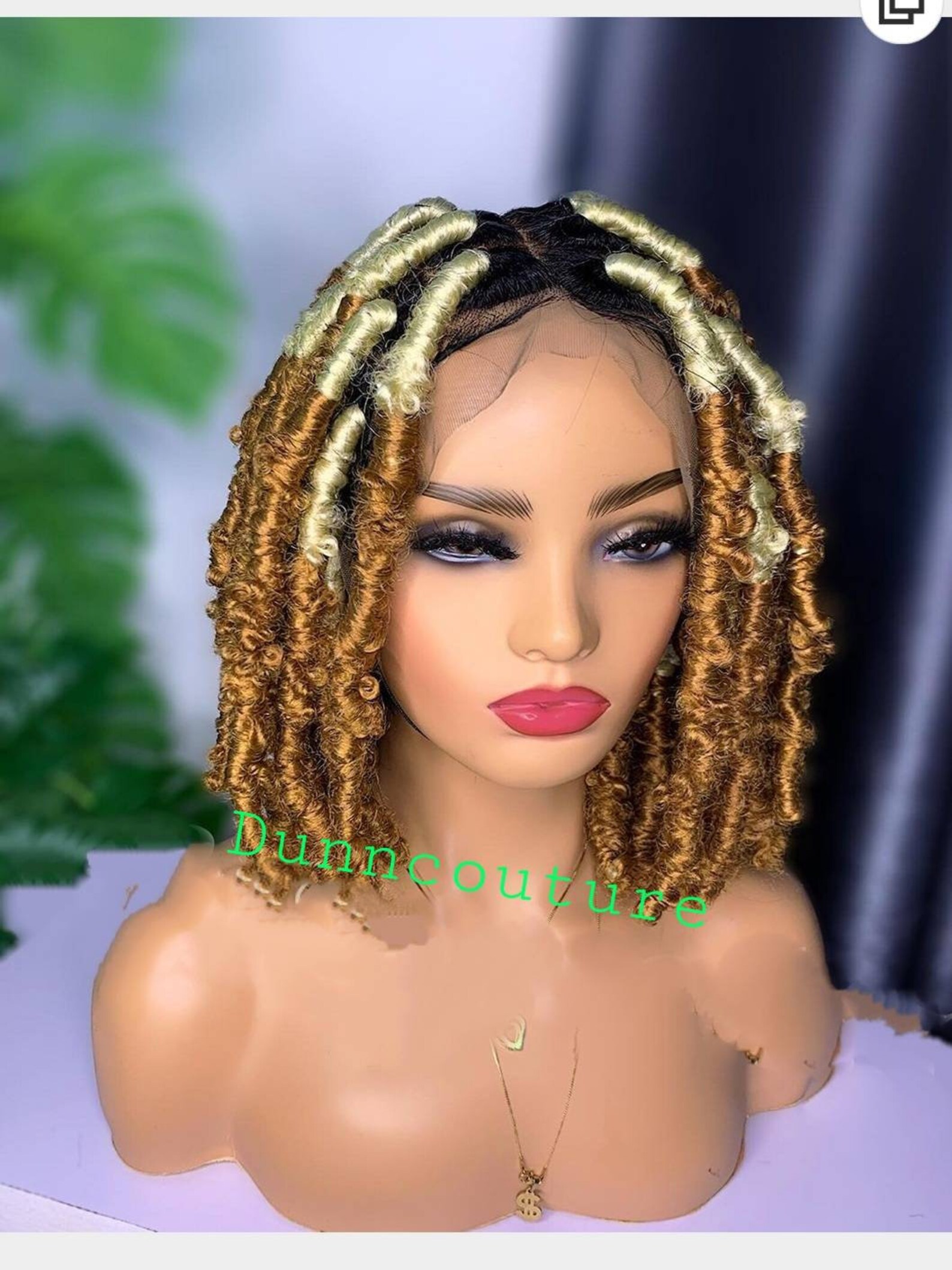 Handmade Butterfly Locs Wig Lace Wig Faux Locks Dreadlocks Etsy