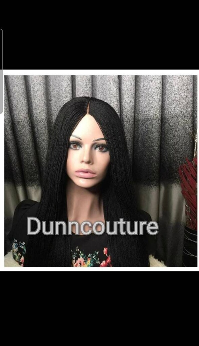 Ready to Ship handtied Lace Closure Braided Wigglueless Wig Etsy