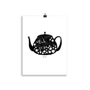 Giclée Bon Iver Poster Tea God 22 A Million