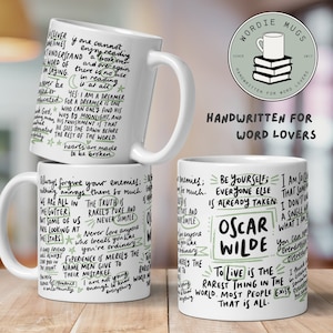 Mok Oscar Wilde Quotes, collectie Wordie-mok