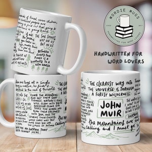 John Muir Quotes Mug, Wordie Mug Collection