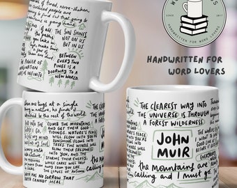 John Muir Quotes Mug, Wordie Mug Collection