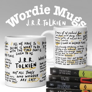 J. R. R. Tolkien Mug, Wordie Mug Collection