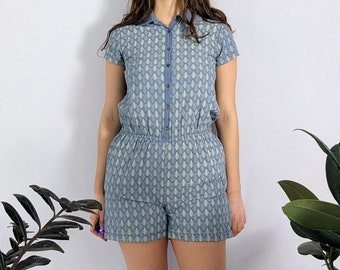 Vintage Collared Romper Y2K People