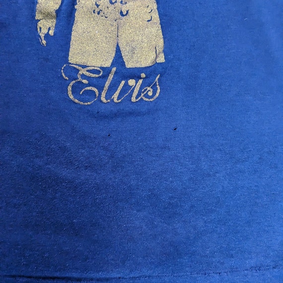 Vintage 1970s Elvis Presley Ringer T-Shirt Calhoun - image 5