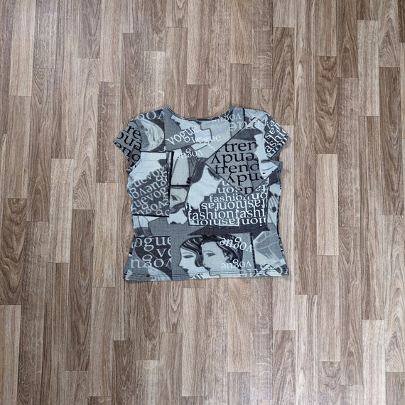 Vintage Vogue Pop Art T-Shirt 1990s - image 6