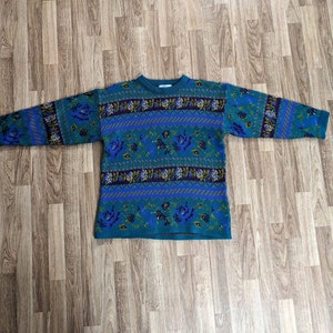 Vintage Floral Sweater 1990s Marella image 5