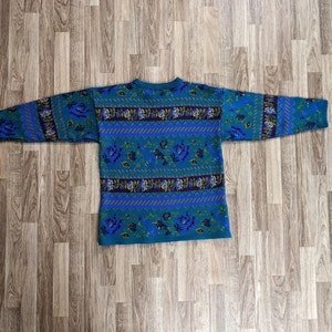 Vintage Floral Sweater 1990s Marella image 6