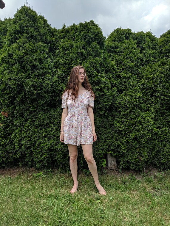 Vintage Floral Romper