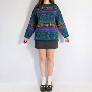 Vintage Floral Sweater 1990s Marella image 2