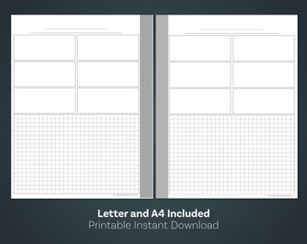 lined paper insert note paper printable planner notes etsy