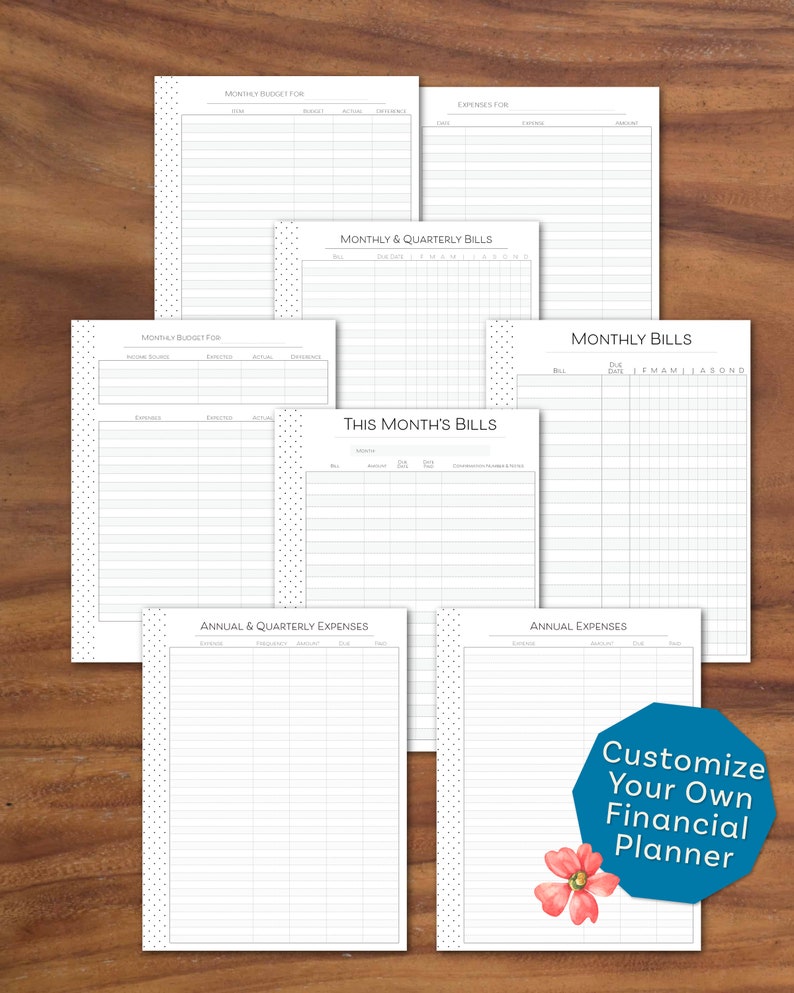 Budgeting Financial Planner, Saving Money With Dave Ramsey Methods, Budget Planner, Budget Template, Personal Finance, Money Management image 4