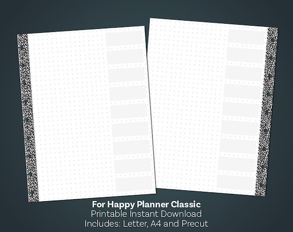 Dot Grid Paper Printable, Listing Template, Joyful Planner Printable Add, The Satisfied Planner Inserts, Dot Grid Bullet Magazine, HP Clic graphic about Printable Checklist Template named Dot Grid Paper Printable, Listing Template, Joyful Planner Printable Add, The Pleased Planner Inserts, Dot Grid Bullet Magazine, HP Clic