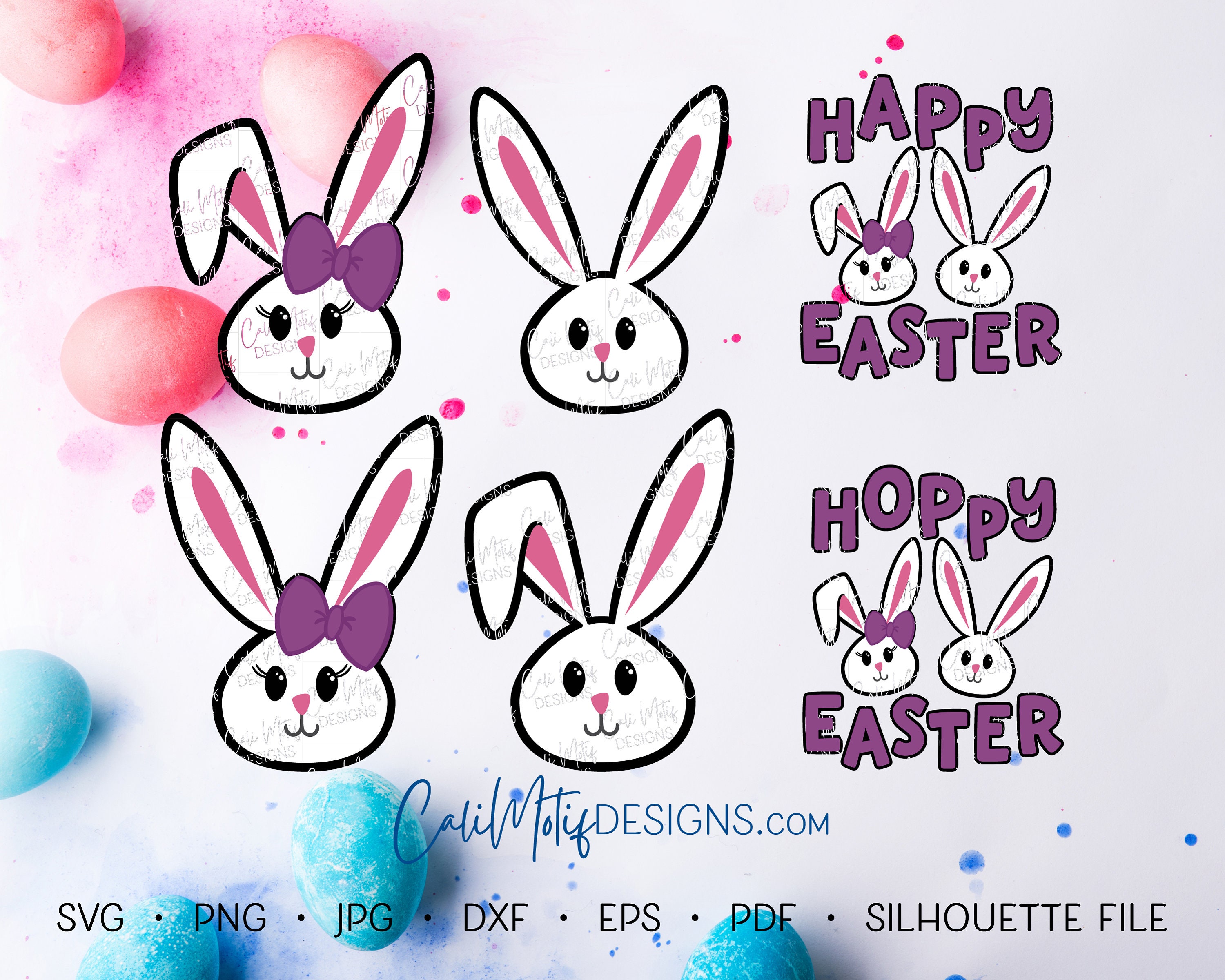 Easter Bunny SVG for Cricut Easter Bunny Face Svg SVG Files - Etsy UK