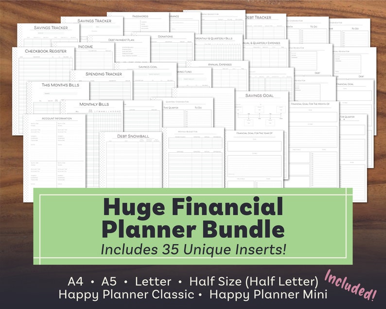 Budgeting Financial Planner, Saving Money With Dave Ramsey Methods, Budget Planner, Budget Template, Personal Finance, Money Management image 1