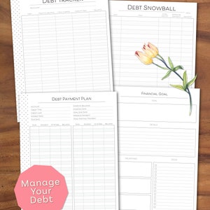 Budgeting Financial Planner, Saving Money With Dave Ramsey Methods, Budget Planner, Budget Template, Personal Finance, Money Management image 2
