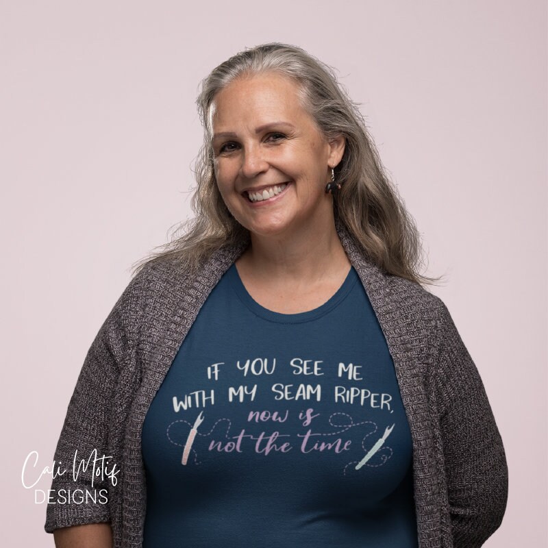 If You See Me With My Seam Ripper SVG Funny Sewing Sayings Etsy